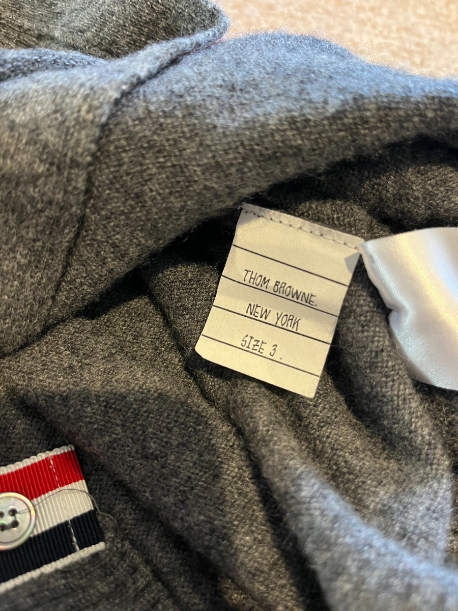 THOM BROWNE カーディガン サイズ3 アイボリー 三越伊勢丹 | THOM BROWNE/トムブラウン_women 通販 | メリノ