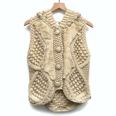chunky knit vest