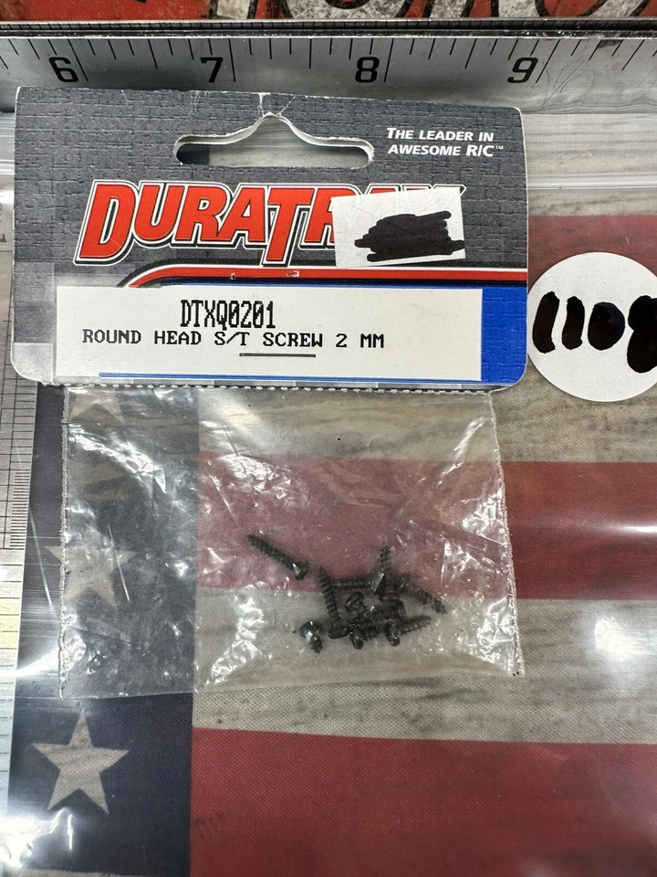 DuraTrax DTXQ0201: Round Head S/T Screw {2mm} NewInPack USA Shipped - Image 2 of 4