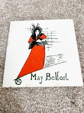 VINTAGE CERAMIC WALL TILE / TEAPOT STAND MAY BELFORT DESIGN