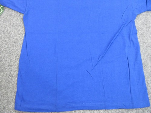 VINTAGE Buffalo Bills Shirt Boys Extra Large Blue Logo NFL Football The Game - Picture 14 of 15