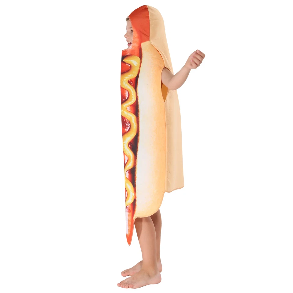Unisex Boys Girls Food Sausage Hot Dog Costume for Child Kids Halloween Clothing - image 2 of 3