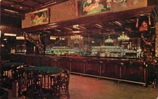 Postcard Golden Nugget Saloon Bar, Las Vegas, Nevada - used in 1961