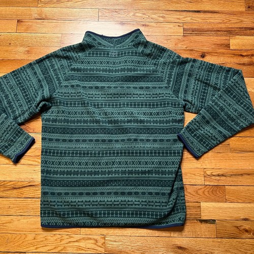 Peter Millar 1/4-Reißverschluss Fleecepullover Thermo Fair Isle Muster 148 $ Größe Medium - Bild 4 von 12