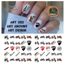 Ducati Motorcycles Waterslide Nail Decals Set Of 50 Instructions & Bonus