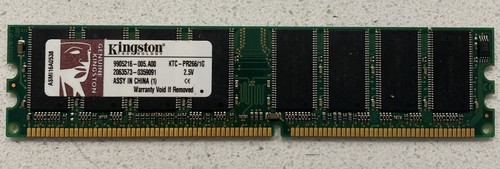 Kingston 1Gb PC2100 DDR266 SDRAM DIMM RAM ( KTC-PR266/1G 9905216-005.A00 ) REF