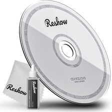 CD DVD Player Cleaner Kit - Microfiber Cloth Cleaning Disc and 1 Cleaning Fluid
