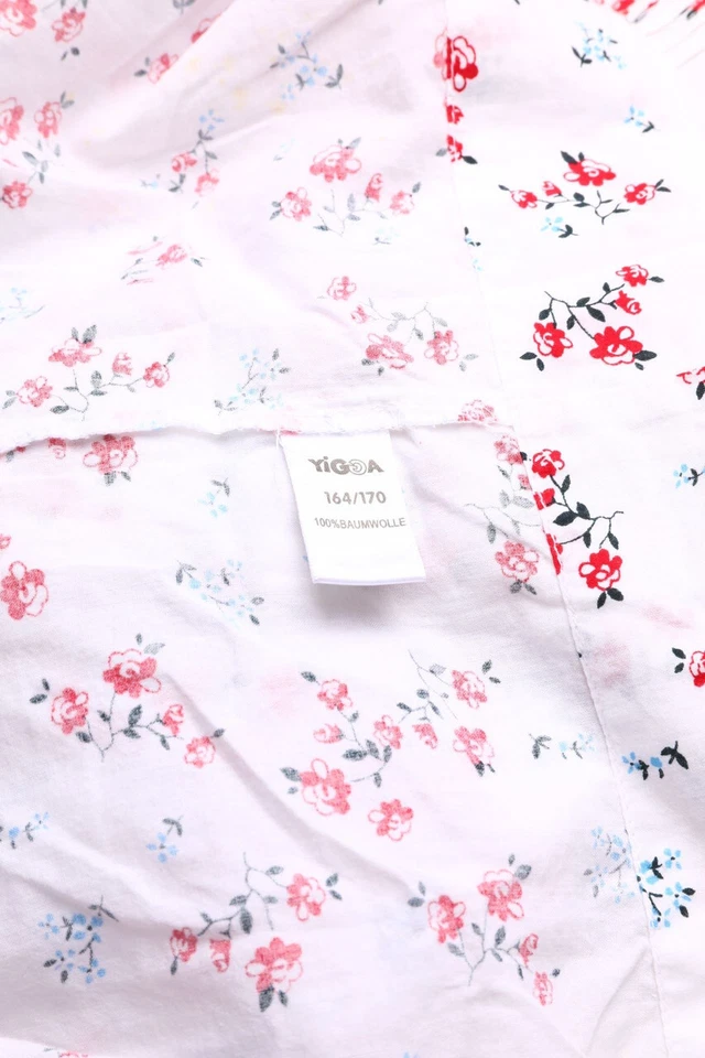 YIGGA Bluse Blumen Print 164 rot Blau-Töne - Bild 3 von 4