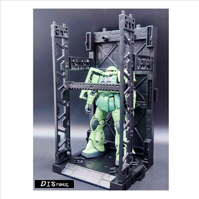 SHIOMIDAI BASE 4x Connectable Stackable Gundam Display Cage Base 144 1/100 RG MG