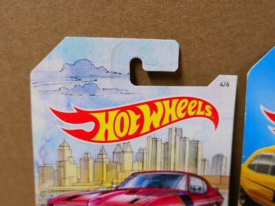 Hot Wheels 69 1969 Pontiac GTO Judge Red + 67 1967 GTO Yellow