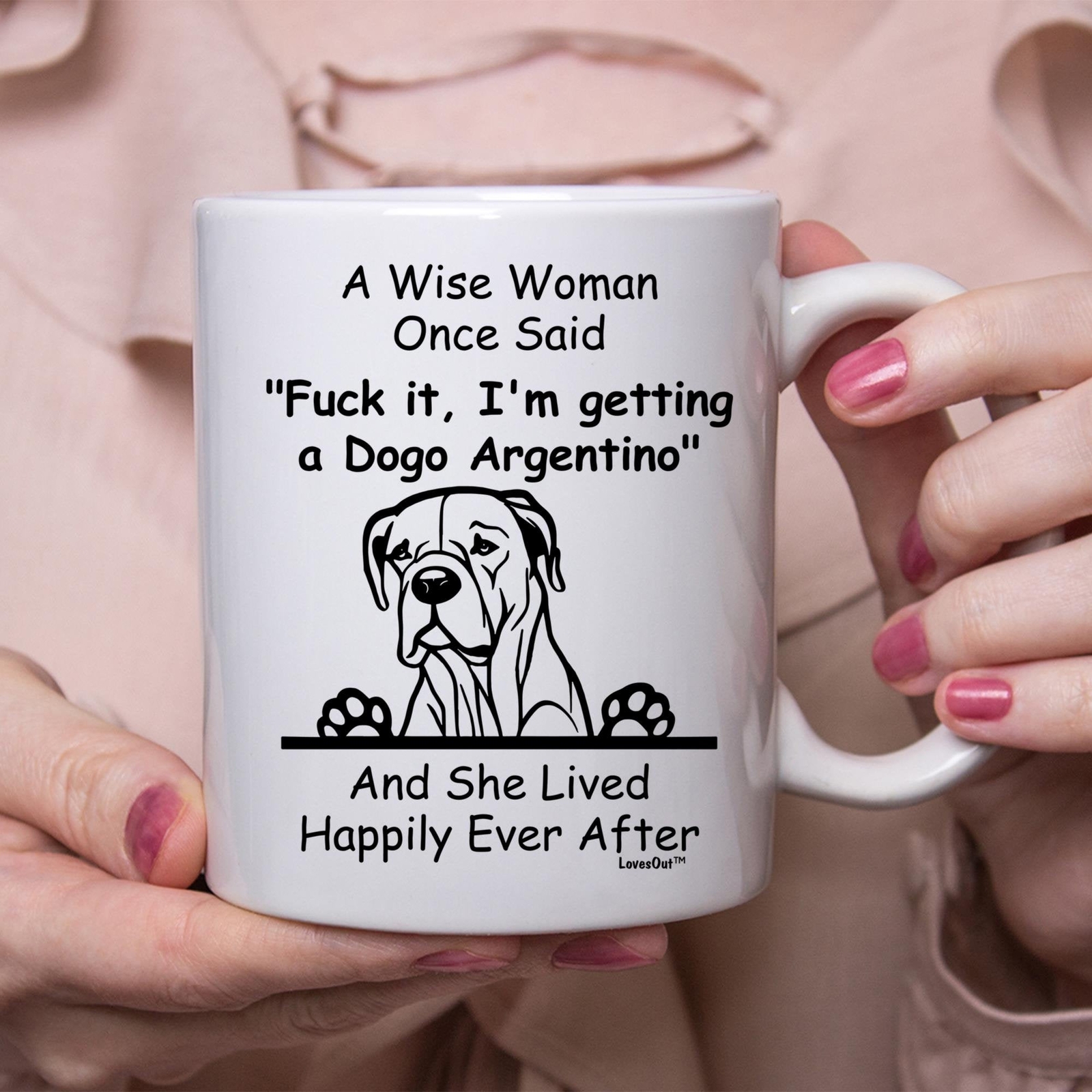 Funny Dogo Argentinogift For Women White Coffee Mug Coffee Cup