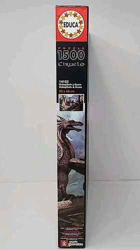 “Ciruelo” Educa 1500 Piece Puzzle Dragon Fantasy Goth Rare Complete Spain - Picture 3 of 11