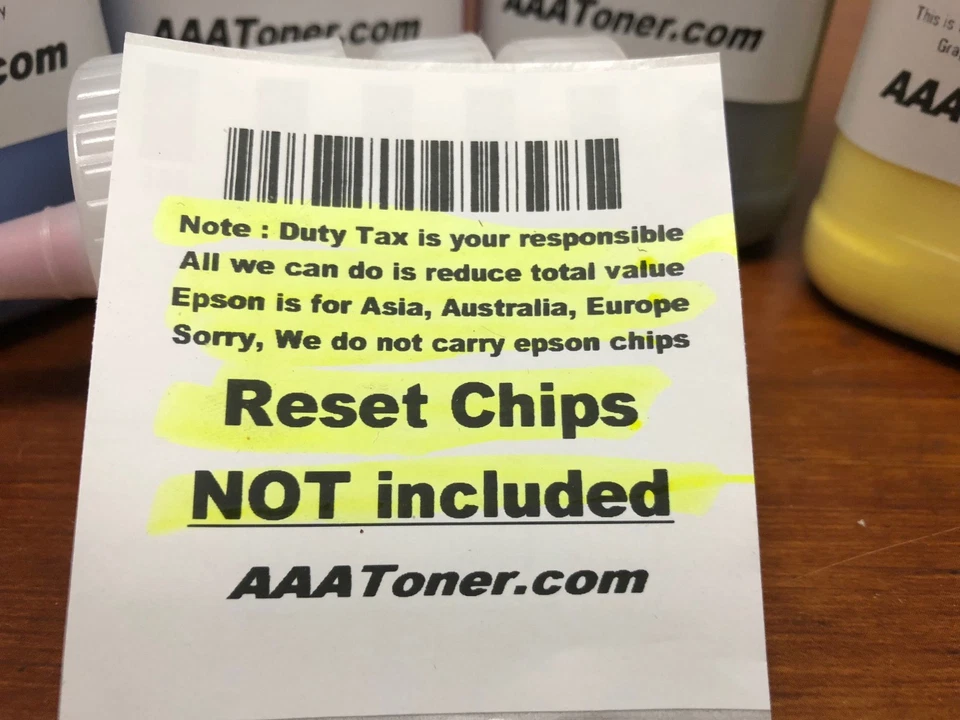 (200g x 4) Refil de toner a granel para Epson Acualser C1700n, C1750, C1750w, CX17 novo com etiquetas - Imagem 2 de 4