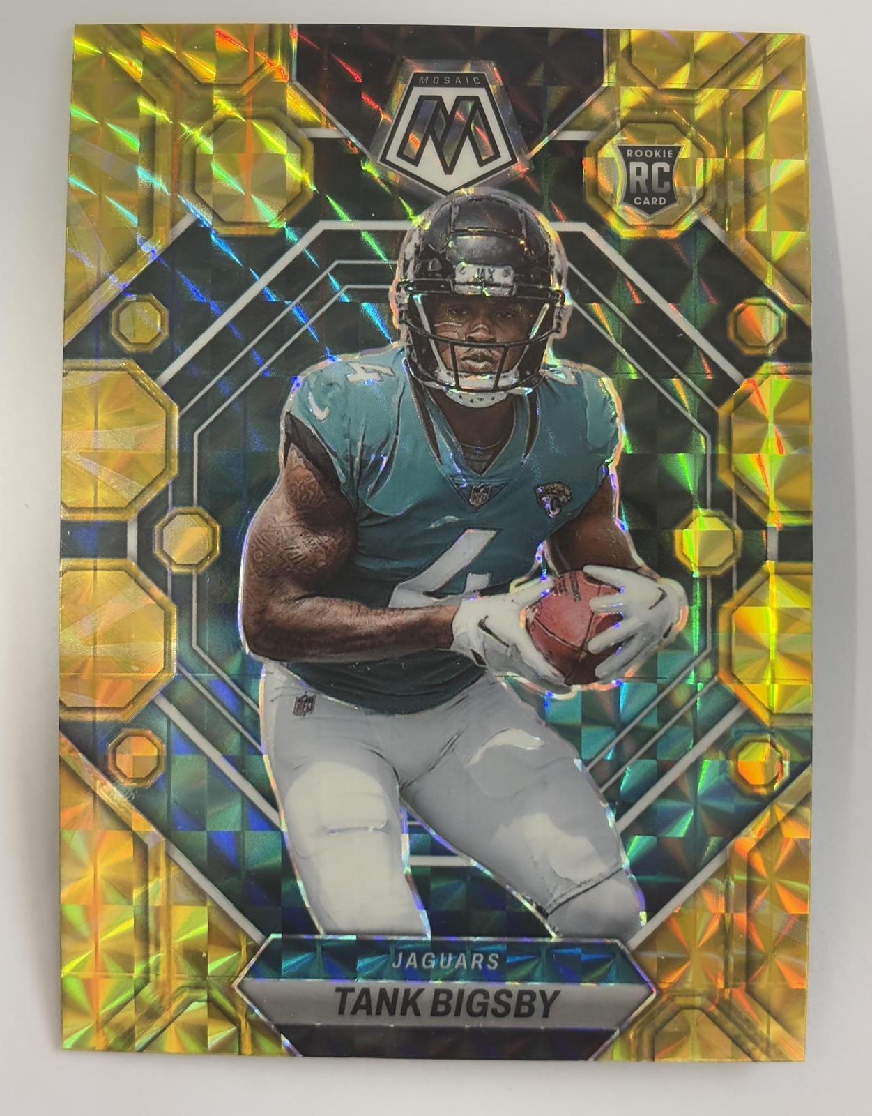 Tank Bigsby 2023 Panini Mosaic Reactive Yellow Mosaic #364