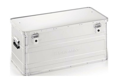 Promat Aluminiumbox 90 l L780xB380xH380 mm mit Klappverschlüssen u. Schlösser