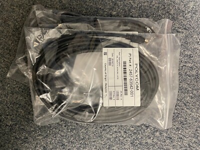 Poly cable DB9 F to 8 pin DIN 10ft for system control for conferencing systems 
