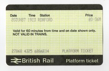 Romford E04 - APTIS platform ticket, Essex