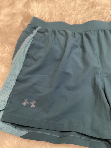 UNDER ARMOUR MEN’S SHORTS LAUNCH 5' Purple Heat Gear 1361492 $35 - Picture 10 of 17