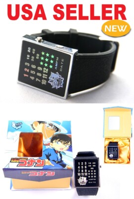 Cosplay Detective Conan Game Gift Digital LED Wrist Watch BWwB15