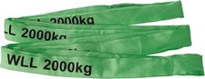 Rundschlinge 2 T gr&uuml;n  2 STK     2 m/  4m umlaufend, 2 STK