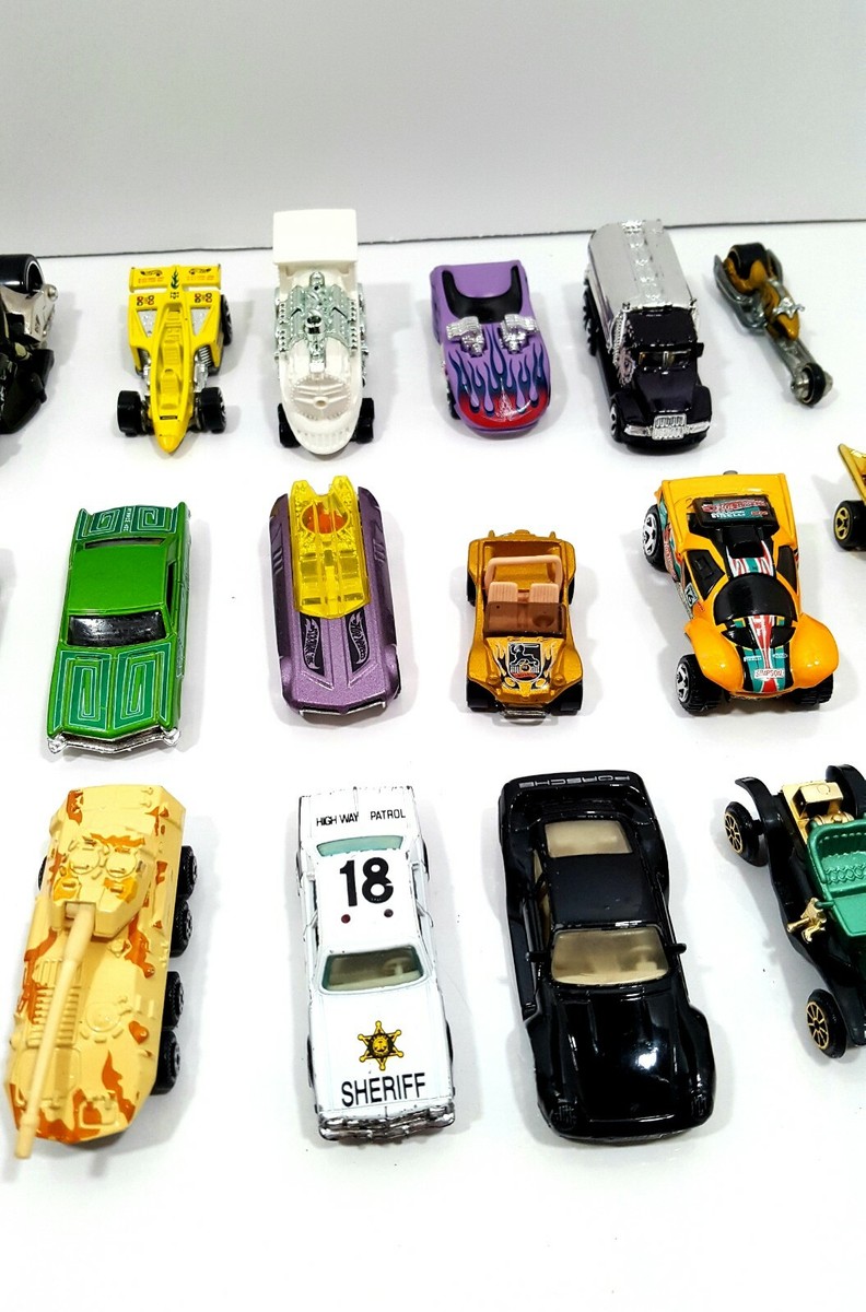 Hot Wheels and Other Unknown Cars Lot of 25 from the 80s 90s