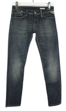 Replay Rockxanne Jeans Damen W25/~L29 Alter Look Stretch Faded Zip Fly Whiskers