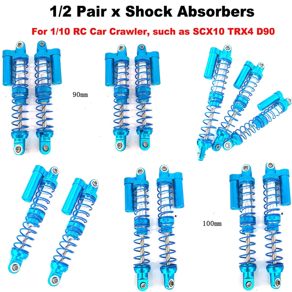 Metal Shock Absorbers Spring for 1/10 RC Car Crawler, such as SCX10 Trx-4 D90 - Image 2 of 2