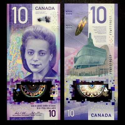2018 CANADA 10 DOLLARS POLYMER P-NEW UNC /> VIOLA DESMOND WINNIPEG FTW PREFIX