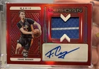 Franz Wagner 2021-22 Obsidian Electric Etch Red Flood RPA Patch Auto Magic MINT!