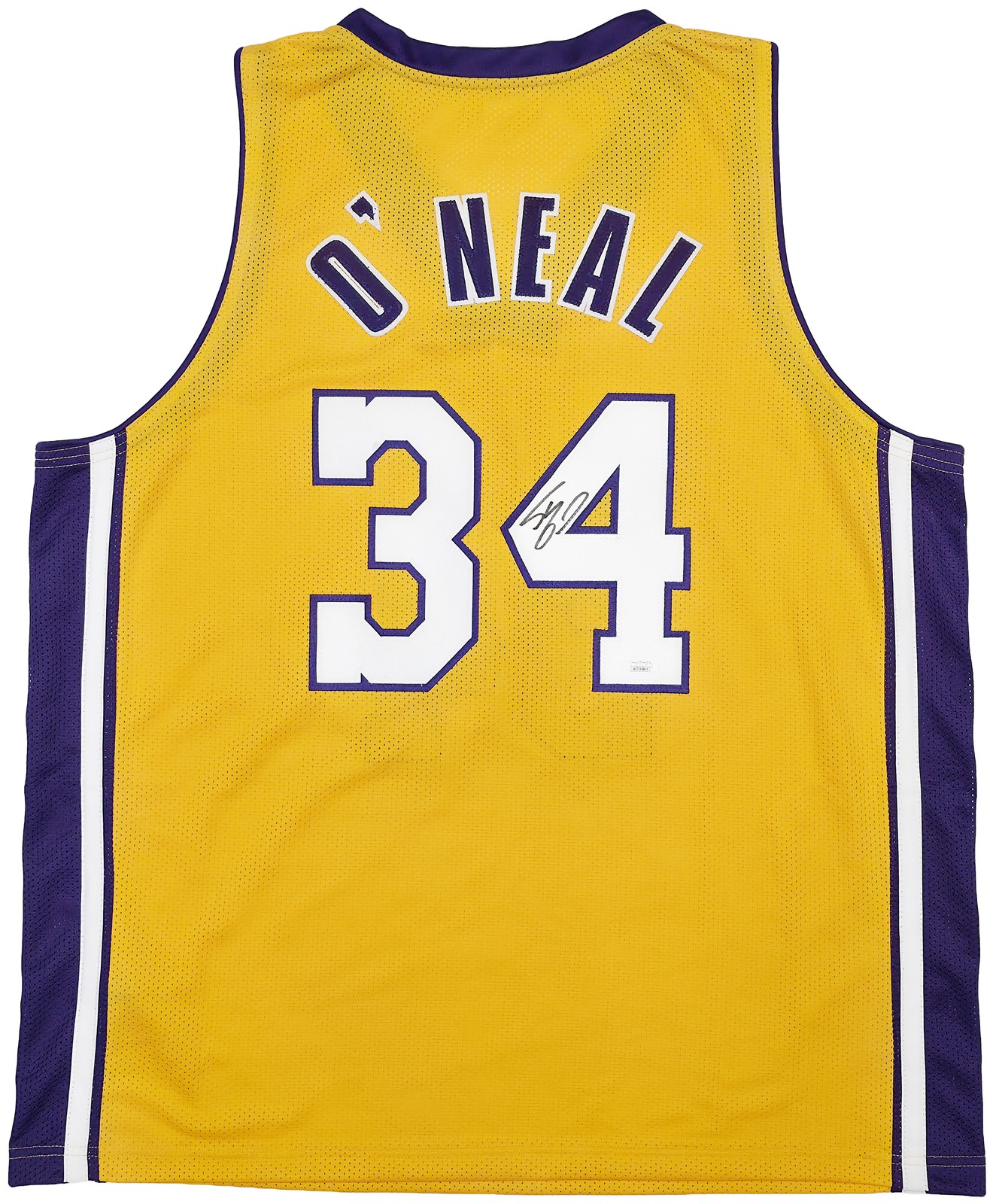 SALE! Los Angeles Lakers Shaquille O'Neal Autographed Signed Gold Jersey JSA