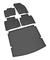 GummifußMatten Und Kofferraumwanne Passend FüR Ford Galaxy Ab 2015- | 5/7Sitzer