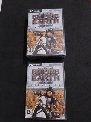 EMPIRE EARTH II THE ART OD SUPREMACY EXPANSION PC CD-ROM Italienisch Neu