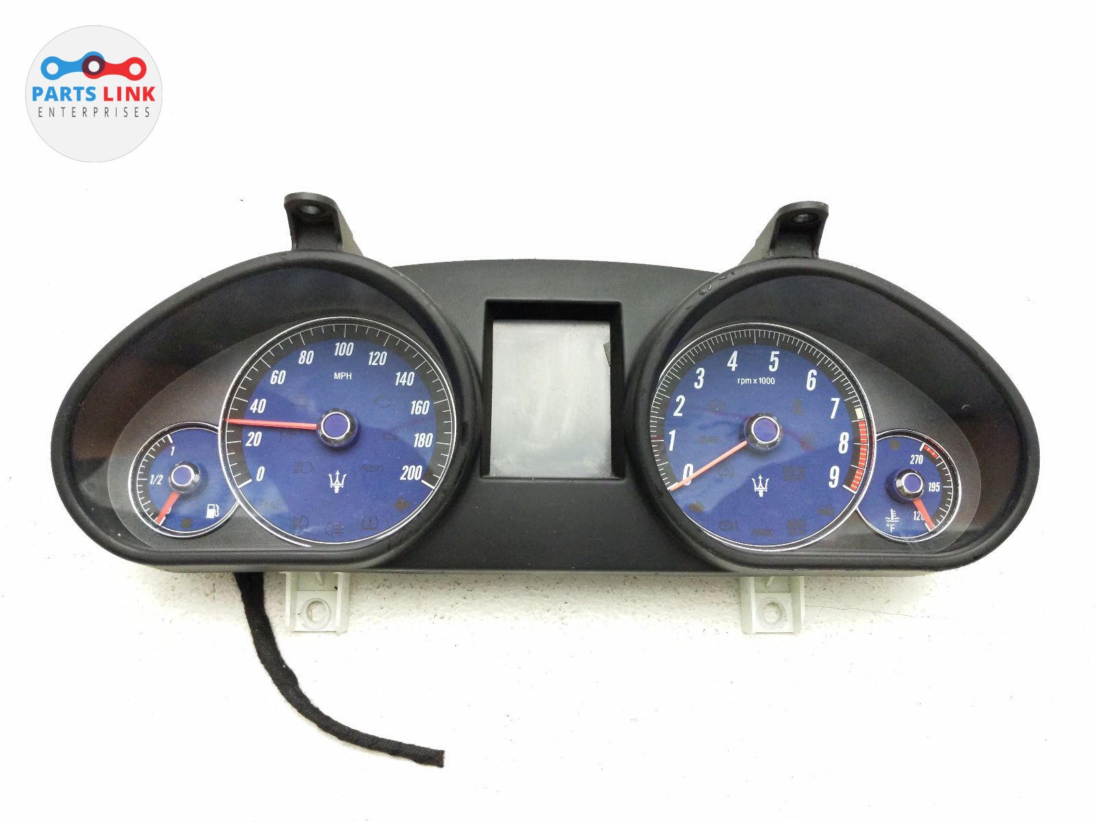 2007-10 MASERATI GRANTURISMO DASH INSTRUMENT CLUSTER SPEEDOMETER HARNESS M145