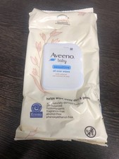 Aveeno Baby Sensitive All Over Wipes, Fragrance-Free 64 Wipes