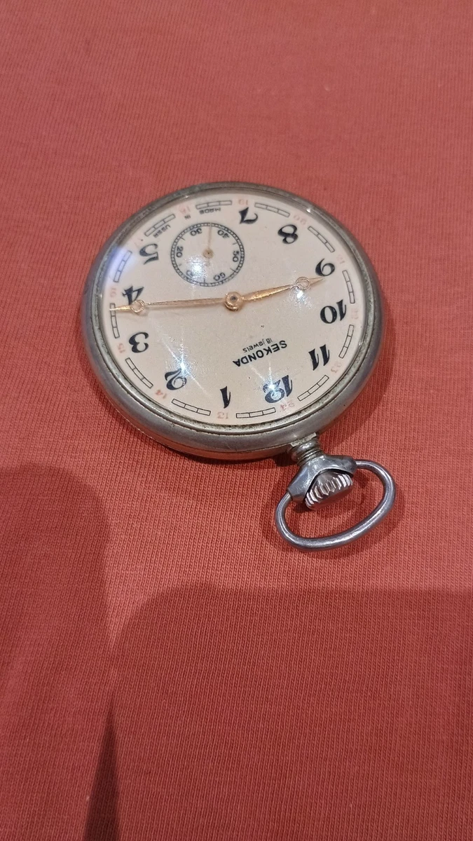 Reloj Bolsillo Ferrocarril Sekonda Años 70