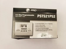 Proselect PSTS21P52 Programmable Thermostat 5-2 Day Up To 2 H/ 1 C Dual Power