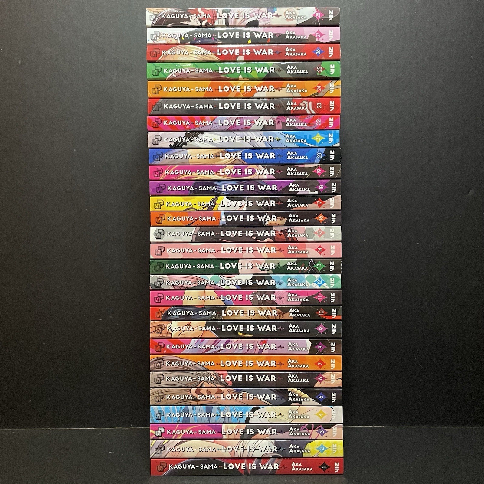 Kaguya-Sama Love is War Manga volúmenes 1-28 conjunto completo inglés nuevo EE. UU. Viz medios