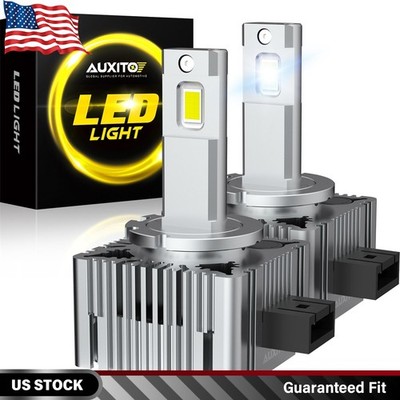 2X D1S D1R LED Headlight Bulbs Hi/Lo Beam 120W 24000LM 6000K HID Xenon Replace