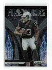 DARREN WALLER #F-14 2021 PANINI PRIZM RAIDERS FIREWORKS