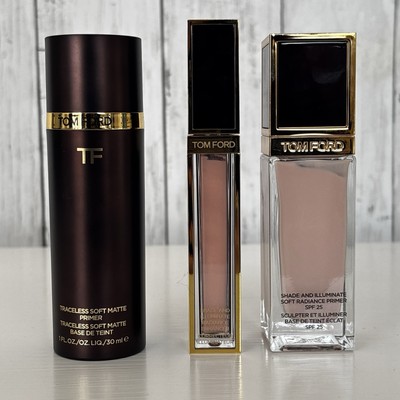 Tom Ford Make Up Bundle - Soft Matte Primer & Radiance Enhancer & Soft Primer 