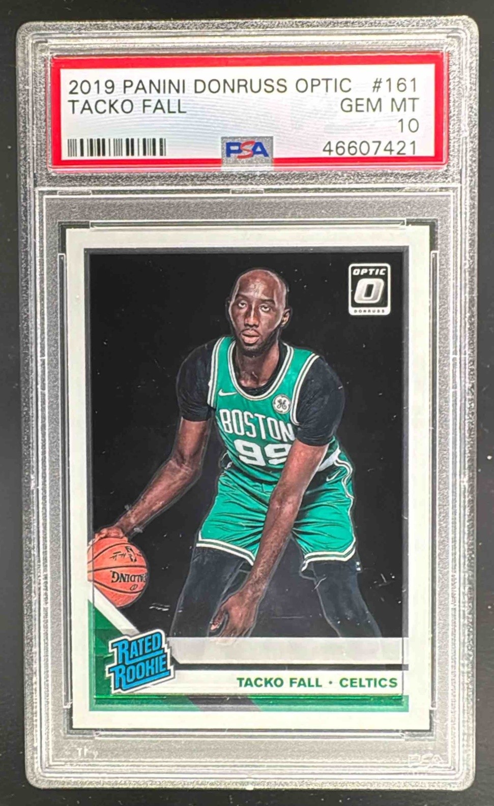 46607421 Tacko Fall 2019 Panini Donruss Optic #161 Rookie RC PSA 10