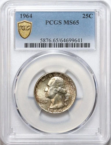 1964-P Washington Quarter — photo from another recent sale