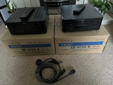 Teac NP-H750 Network Stereo Amplifier/ CD-H750 CD player with remotes - Black
