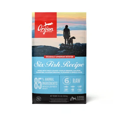 ORIJEN Six Fish Recipe Dry Dog Food 23.5 Lb Bag