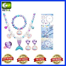 Child-Safe Mermaid Jewelry Set - Perfect for Birthdays, Halloween, and Dress-Up