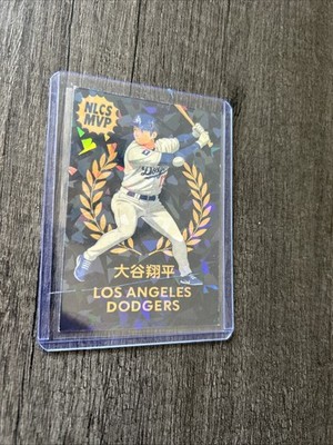 Custom Shohei Ohtani Art Card Anime Style Batting Dodgers Jersey ''NLCS MVP''