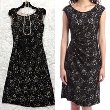 DVF Diane von Furstenberg Lace Dress with Gathers
