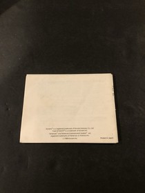 track and field 2 nes Manual Only