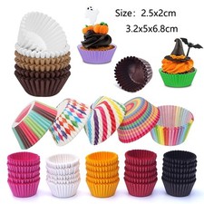 100Pcs Muffin Cupcake Paper Cups Cupcake Liner Baking Muffin Box Cup Case Party