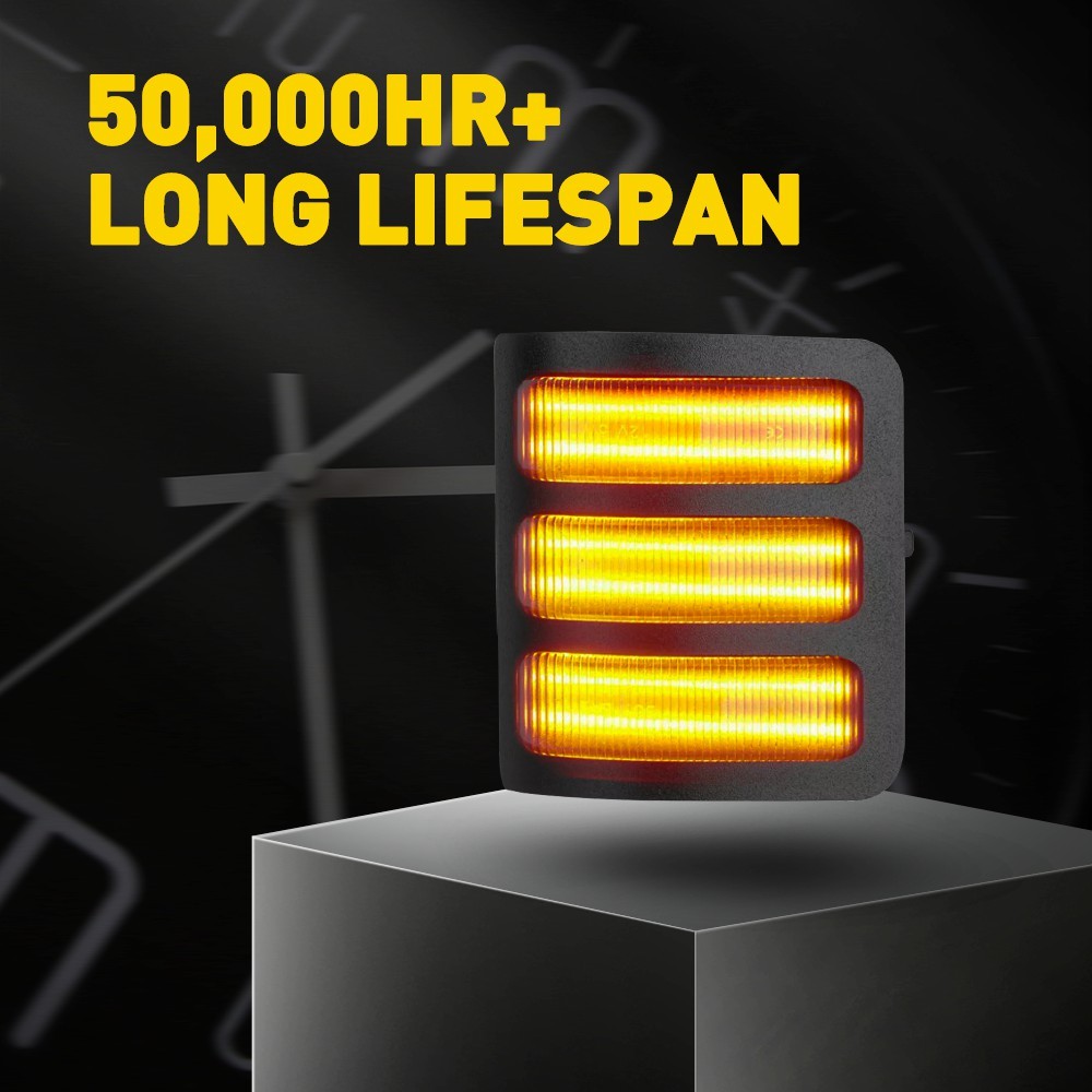 Switchback LED Side Mirror Marker Light For Ford F250 F350 F450 Super Duty08-16